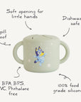 Bluey x Mushie Snack Cup
