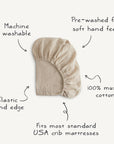 Extra Soft Muslin Crib Sheet