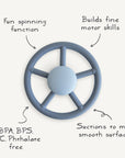 Wheel Suction Spinner Toy