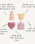 Princess Mold Free Bath Play Set