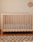 babyletto x Mushie Swell 4-in-1 Convertible Crib with Toddler Bed Conversion Kit