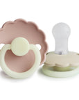 FRIGG Daisy Night Silicone Pacifier 2-Pack