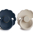FRIGG Daisy Natural Rubber Pacifier 2-Pack