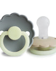 FRIGG Daisy Night Silicone Pacifier 2-Pack