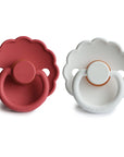 FRIGG Daisy Natural Rubber Pacifier 2-Pack