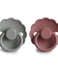 FRIGG Daisy Natural Rubber Pacifier 2-Pack
