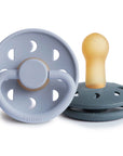 FRIGG Moon Natural Rubber Pacifier 2-Pack