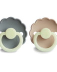 FRIGG Daisy Night Silicone Pacifier 2-Pack