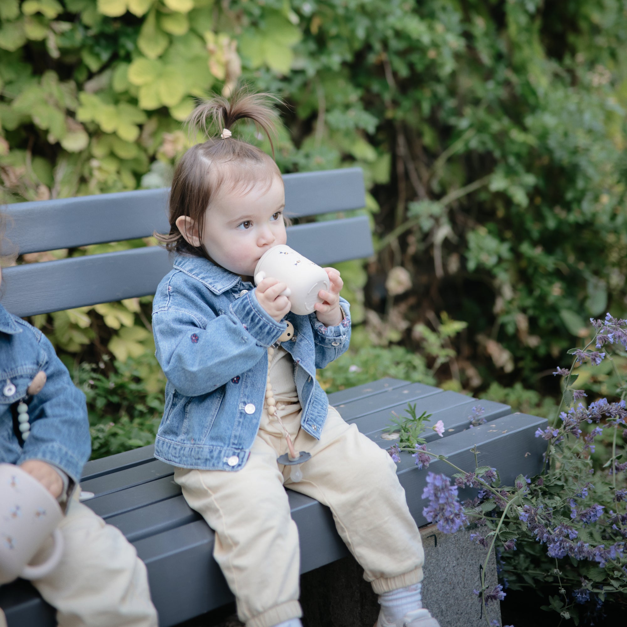 Silicone Training Cup + Straw