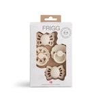 FRIGG Baby's First Pacifier Floral Heart (Cream) 4-Pack