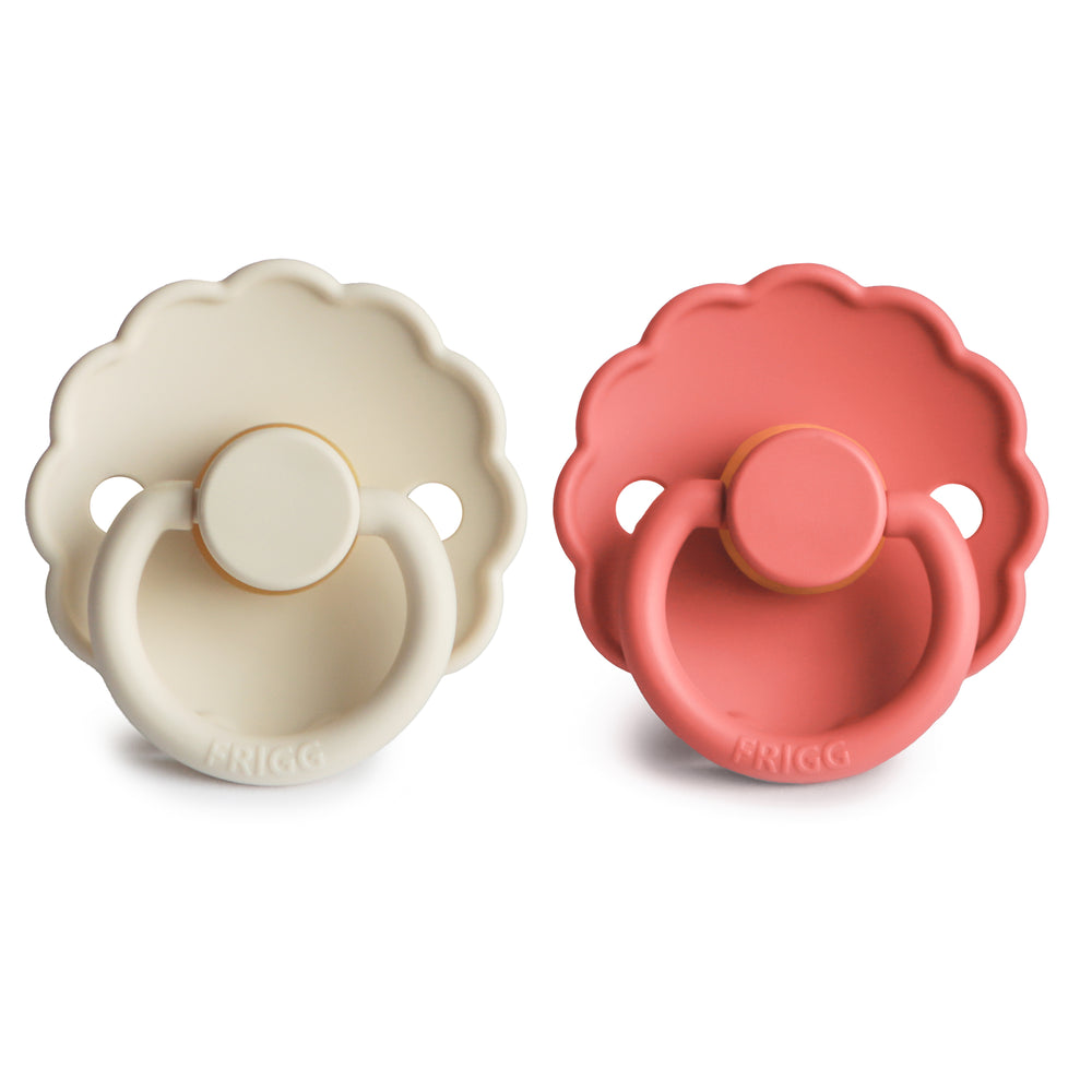 FRIGG Daisy Natural Rubber Pacifier 2-Pack