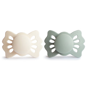 FRIGG Lucky Symmetrical Silicone Baby Pacifier | 2-Pack | 0-6 Months