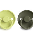 FRIGG Rope Silicone Pacifier 2-Pack