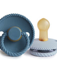 FRIGG Rope Natural Rubber Pacifier 2-Pack