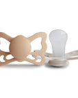 FRIGG Butterfly Anatomical Silicone Pacifier 2-Pack (6-18 Months)