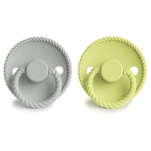 FRIGG Rope Silicone Pacifier 2-Pack