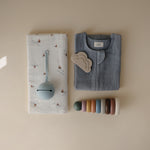 Mushie x Anthropologie Swaddle Set (Boats)