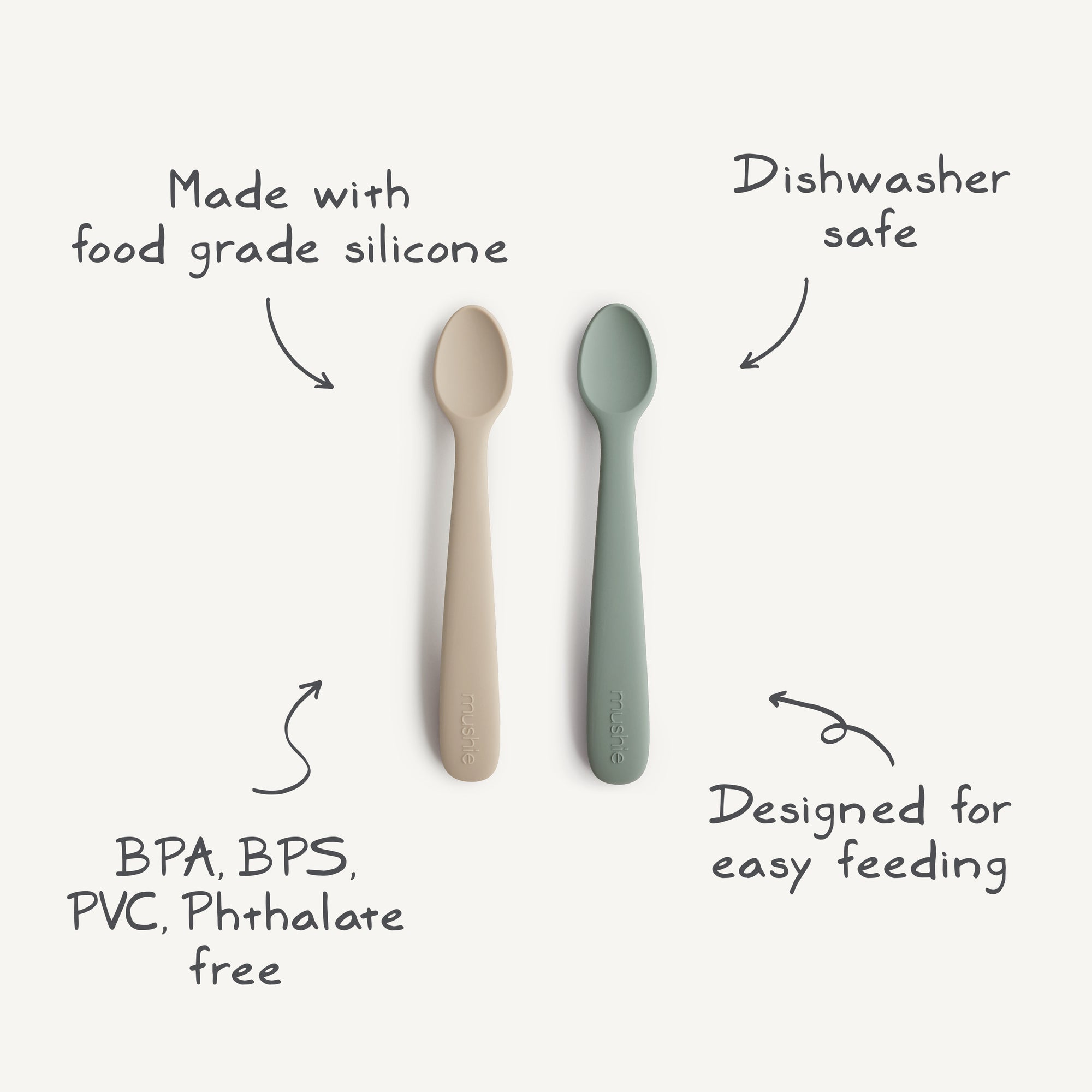 Silicone Feeding Spoons