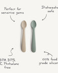 Silicone Feeding Spoons 2-Pack