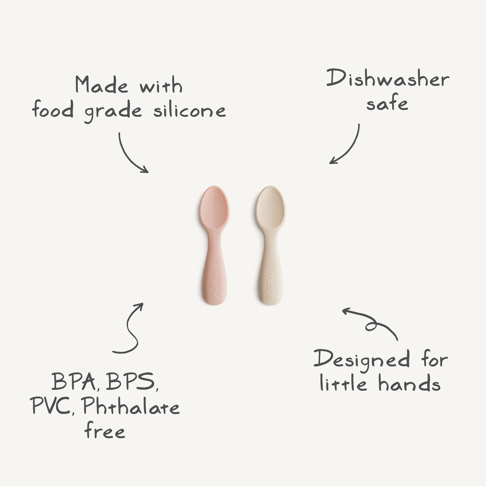 Silicone Toddler Starter Spoons