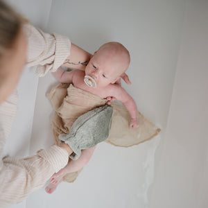Mushie x Anthropologie Bath Bundle (Moss)