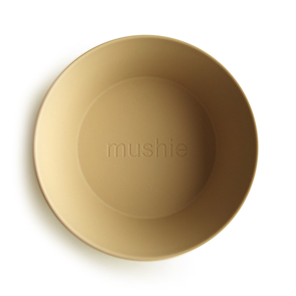 Round Dinnerware Bowl, Set of 2 (Mustard)