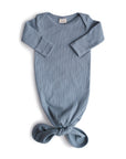 Ribbed Knotted Baby Gown