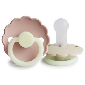 FRIGG Daisy Night Silicone Pacifier | 2-Pack