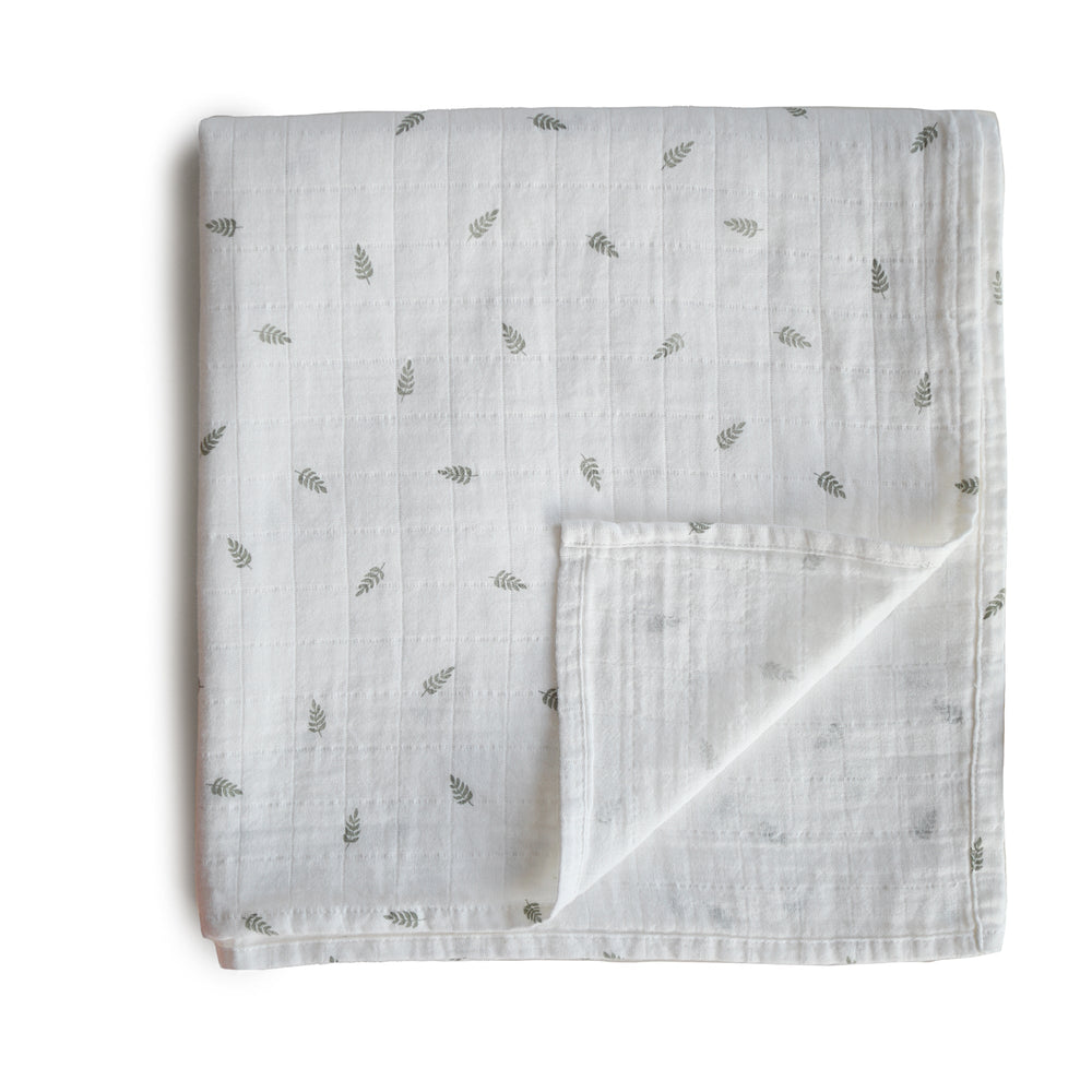 Leaves Organic Cotton Swaddle