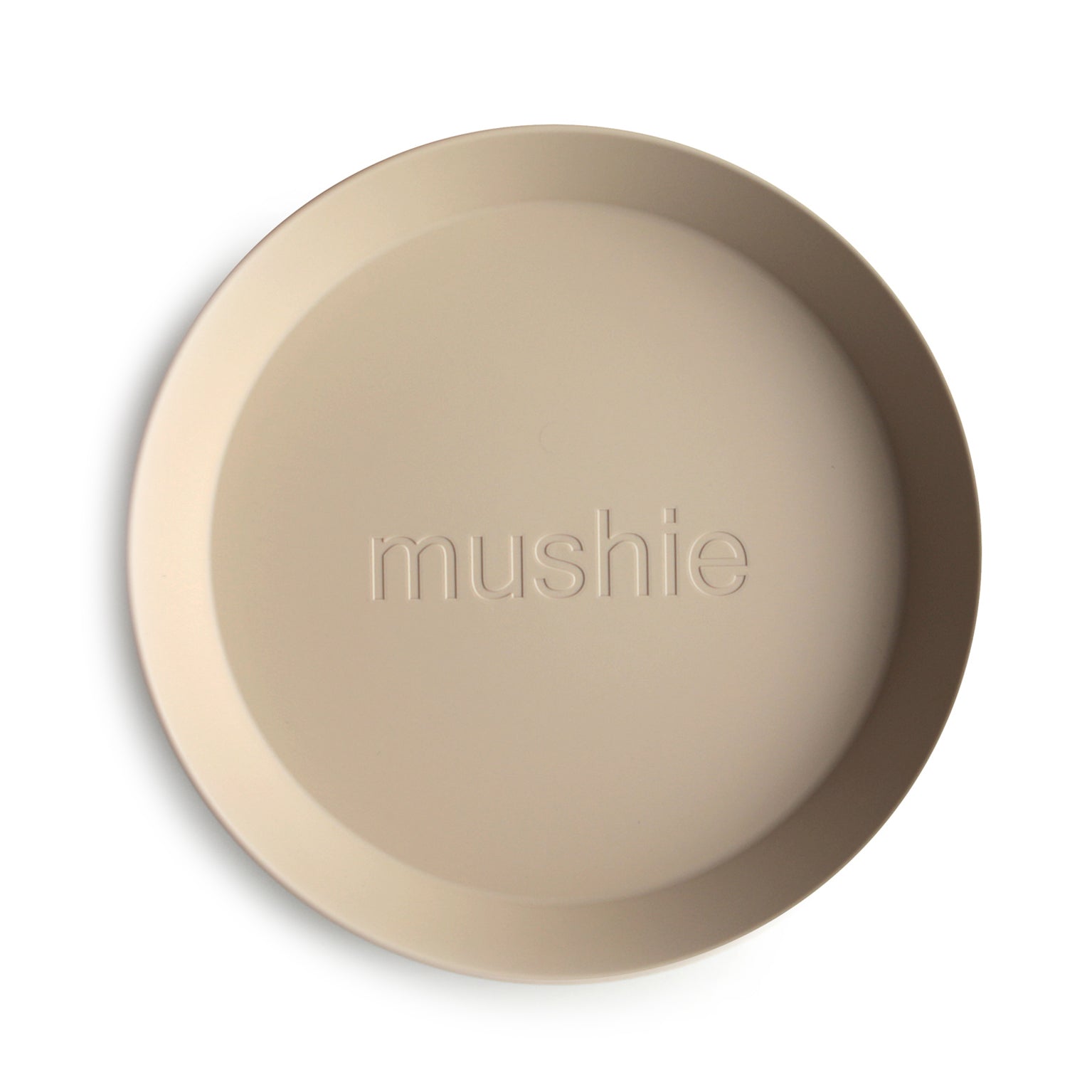 Round Dinnerware Plates, Set of 2 (Vanilla)