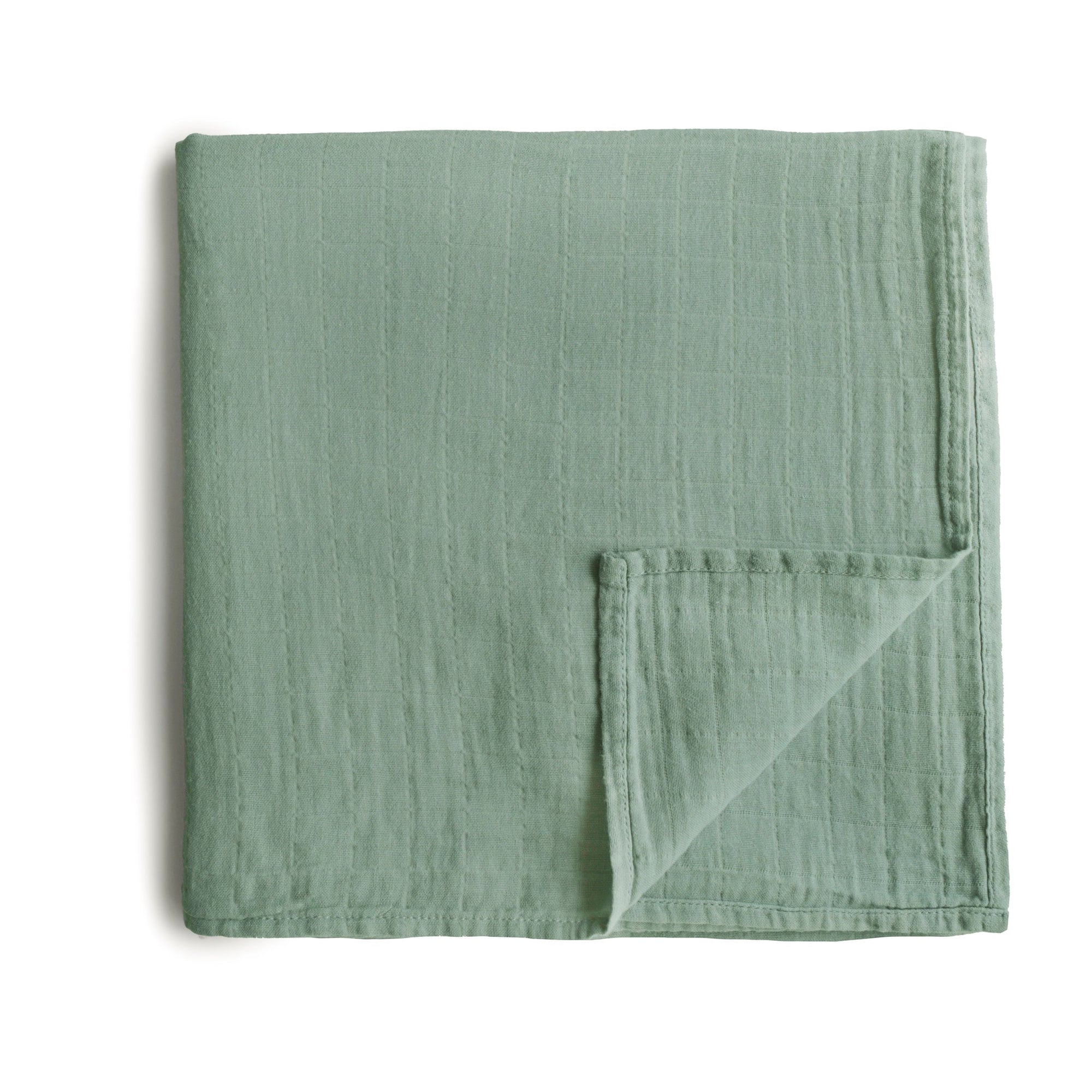 Roman Green Organic Cotton Swaddle