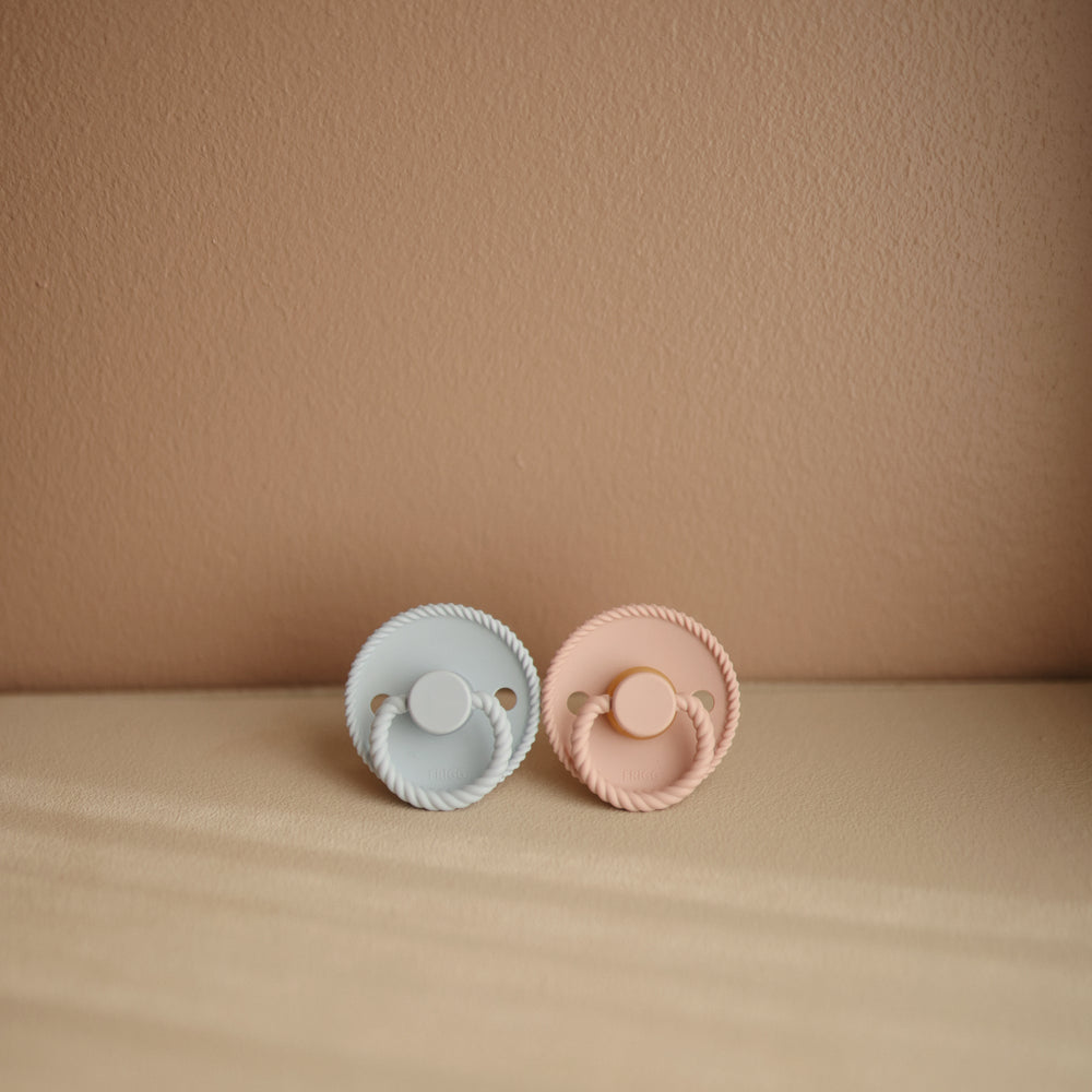 FRIGG Rope Silicone Pacifier 2-Pack