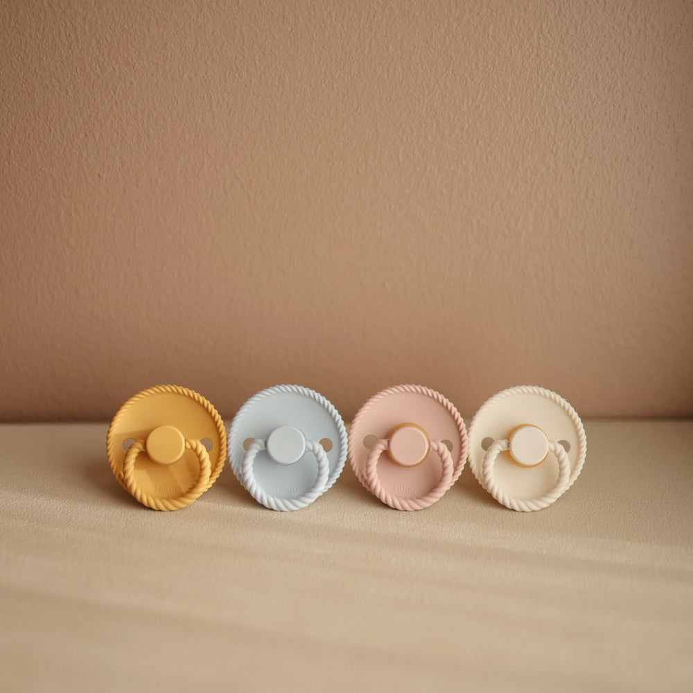 Frigg Rope Silicone Baby Pacifier | 2-Pack