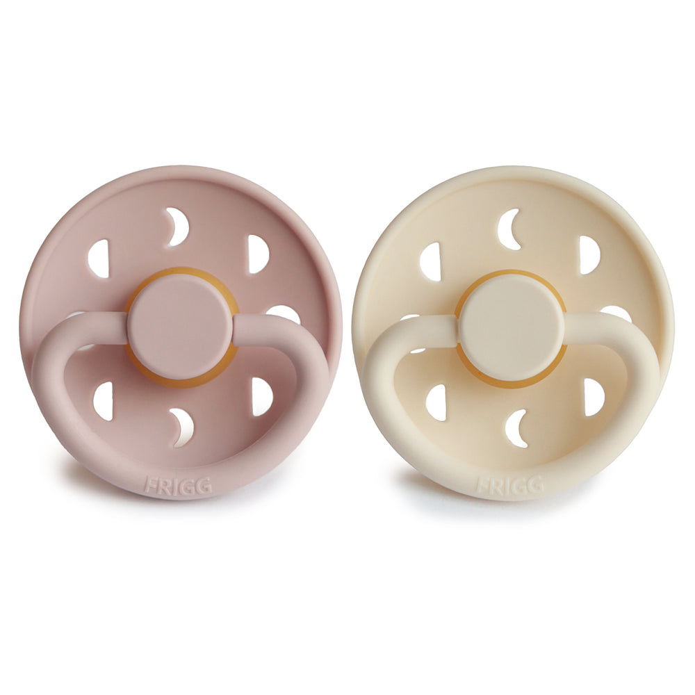 Frigg Moon Natural Rubber Baby Pacifier | 2-Pack