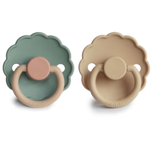 FRIGG Daisy Silicone Baby Pacifier | 2-Pack